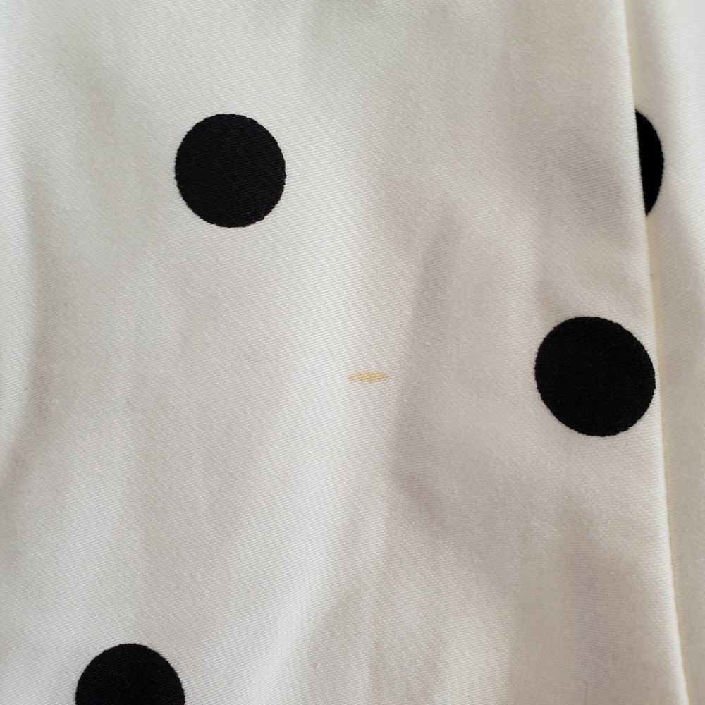 🔸️NWT Madison Leigh White Polka Dot Stretchy Sleeveless Dress Petite 10 - Picture 10 of 12